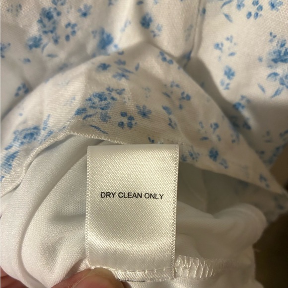 Altar'd State “Clara” Floral Mini Dress Milkmaid Cottagecore Coquette Demure L - Picture 11 of 11